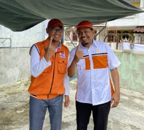 H.Bambang Sutopo bersama Wakil Walikota Depok