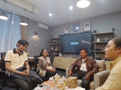 Suasana audiensi dengan PJ Sekda Kota Depok