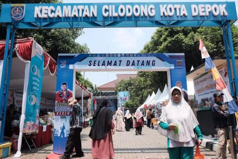 Festival Cilodong Keren di Halaman Kantor Kecamatan Cilodong