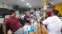 Ketua DPD Partai Perindo Depok, Anwar Nurdin ketika memberikan arahan kepada seluruh bacalegnya. (01/05/2023).