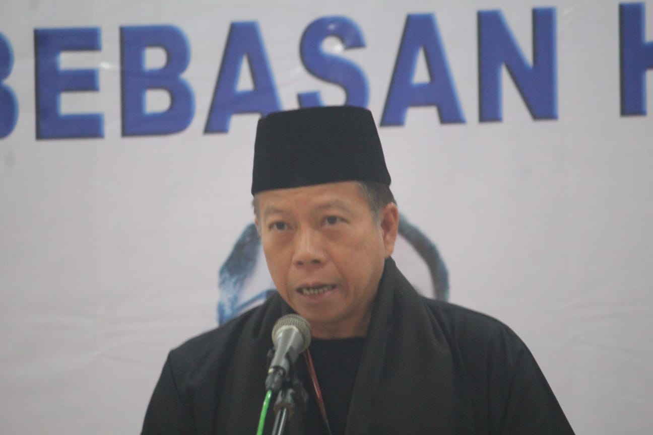 Foto: Fir'ad || Kadiskominfo Manto, saat sambutan dan pembukaan acara diskusi publik. (08/06/2023).
