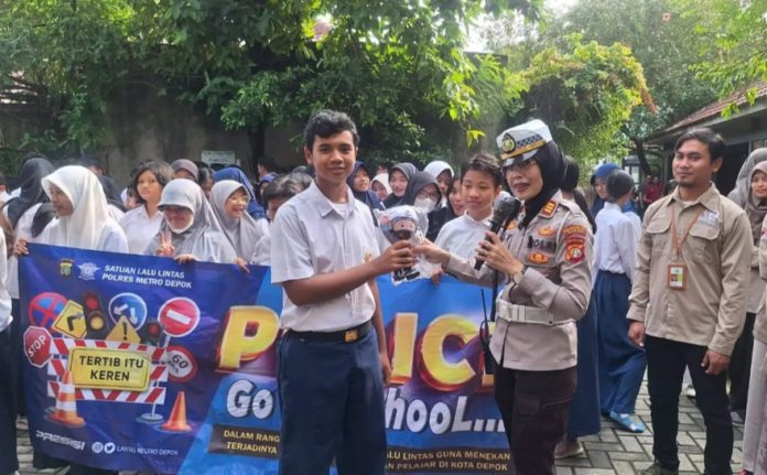 Kanit Kamsel Sat Lantas Polres Metro Depok, AKP Elly Padiansari.(foto: dok. Polres Metro Depok.