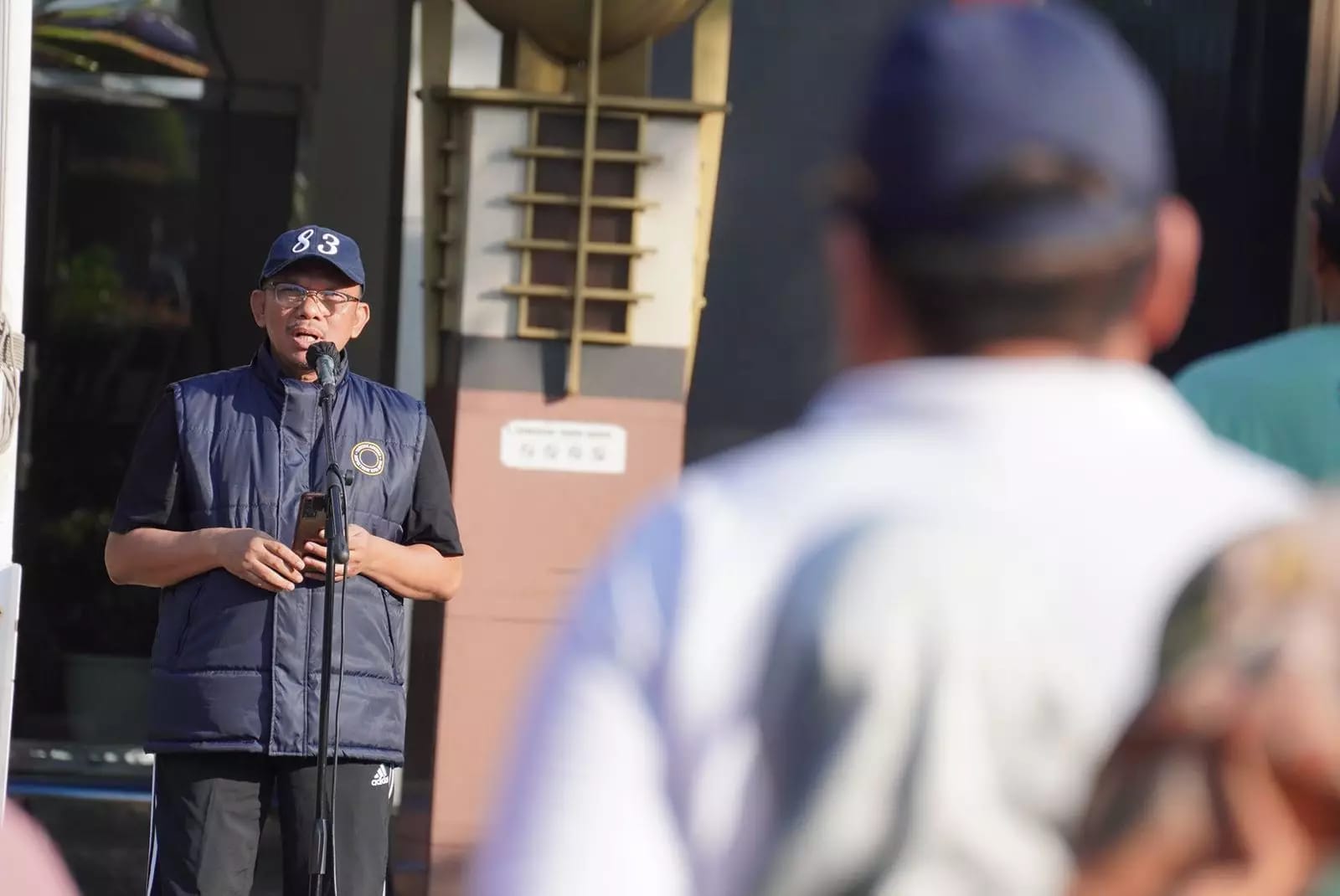 Pimpin apel Inspektur Daerah Kota Depok Firmanuddin