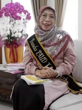 Bunda PAUD Kota Depok Elly Farida. (dok.Tangkapan Layar)