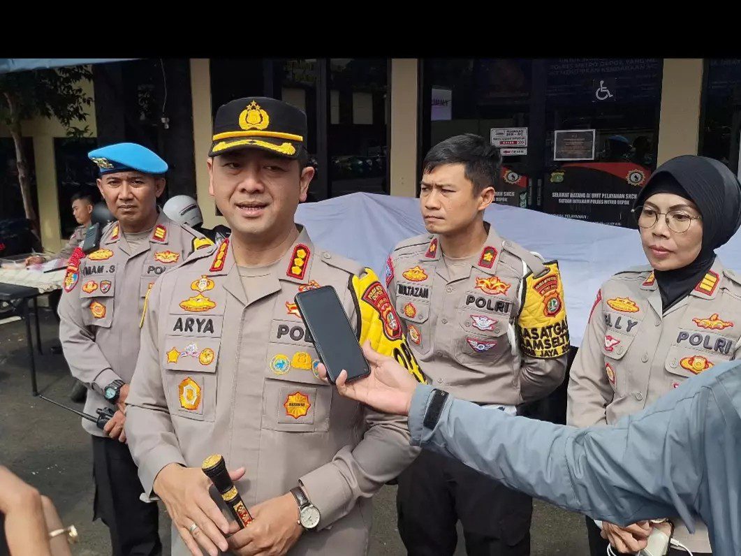 Kapolres Depok Kombes Pol. Arya Perdana. (dok. Polrestro Depok).