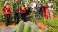 Lurah Jatimulya Aripudin bersama KWT Jahe merah. (dok.Kelurahan Jatimulya)