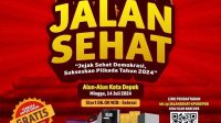 Sosialisasi Pilkada 2024, KPU Depok Gelar Jalan Sehat Dok. KPU Depok