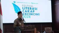 Wakil Wali Kota Depok, Imam Budi Hartono membuka Festival Literasi Cakap Ekonomi.