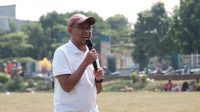 Wakil Wali Kota Depok, Imam Budi Hartono memberikan sambutan dalam acara Beji Timur (Betim) Festival (Fest) Tahun 2024, di Lapangan Hizbul Wathan (HW), Sabtu (20/09/24) pagi. (dok. Diskominfo Depok).