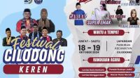 Informasi mengenai rangkaian acara Festival Cilodong Keren yang akan berlangsung 18-19 Oktober 2024.(dok. Kecamatan Cilodong