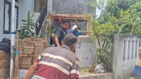 Pembangunan lantai 2 Posyandu Kasih Ibu XIV Kelurahan Bojongsari. (dok. Narasumber).