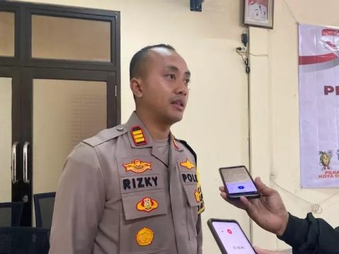 Kapolsek Sukmajaya AKP Rizky Firmansyah Tontowiputra.