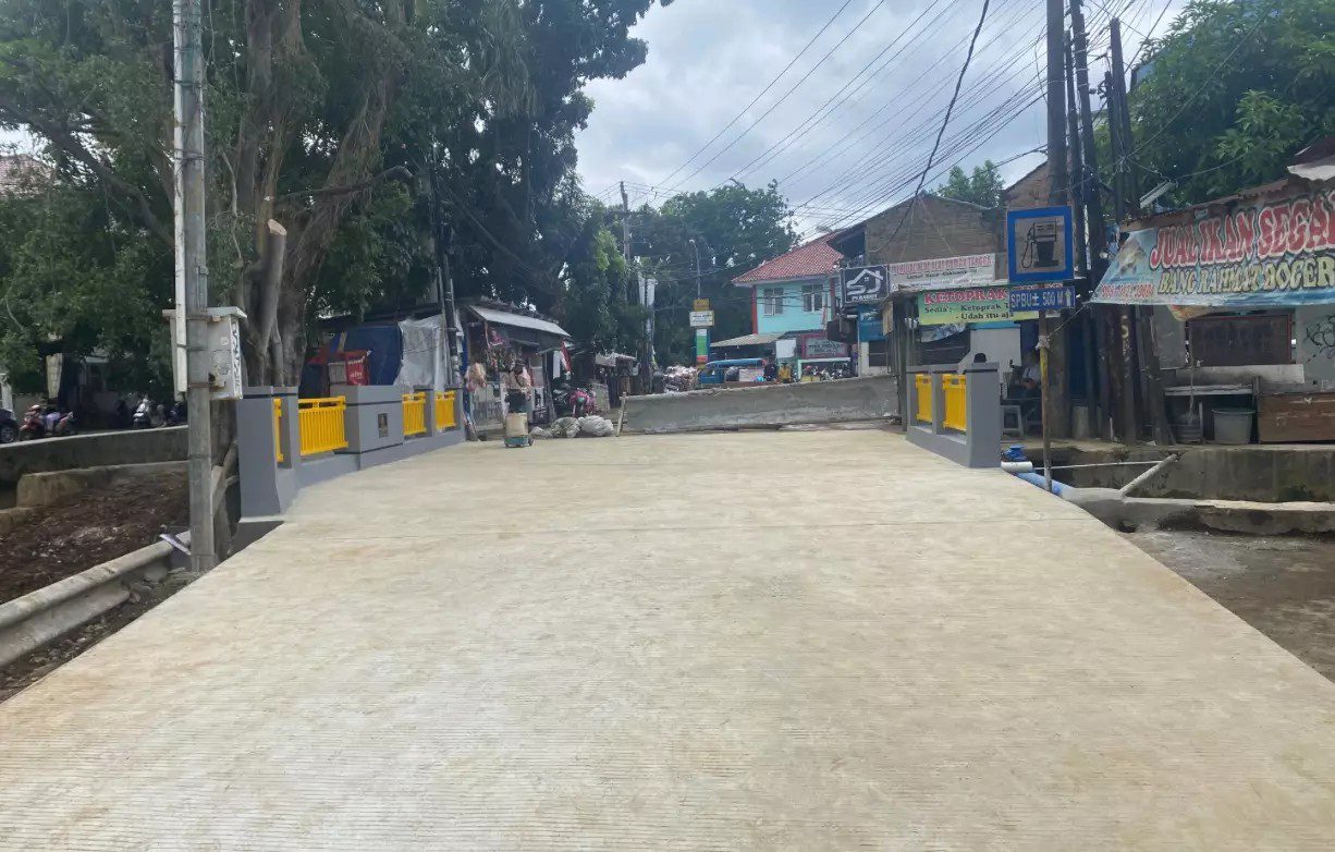 Jembatan Grogol setelah direkonstruksi. (dok. DPUPR).