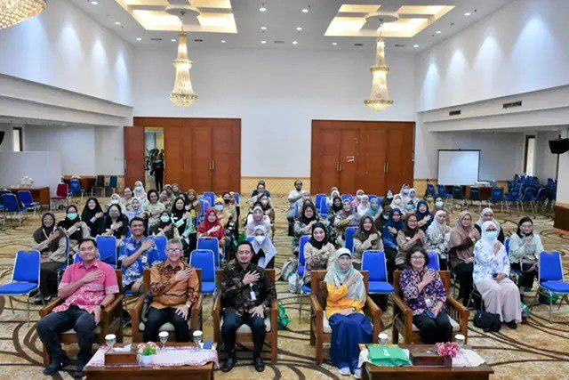 Peserta Workshop World Cancer Early Detection in Primary Healthcare Celebrating World Cancer Day 2025. (dok.Dinkes Depok/ RSK Dharmais/ Diskominfo).