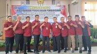 Plt Camat Cipayung Mangguluang Mansyur (tengah), bersama Lurah se-Kecamatan Cipayung usai Musrenbang Kecamatan Cipayung.