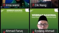 Webinar Nasional Gebyar Ramadan Baznas Kota Depok. (dok. tangkapan layar depokupdate.id).