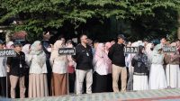 Apel pagi Aparatur Sipil Negara (ASN) pasca libur Lebaran Idulfitri 1446 Hijriah.