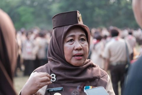 Ketua Kwarcab Depok, Nina Suzana.