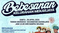 Flyer menyambut HUT ke-26 Kota Depok di Kelurahan Mekarjaya. (dok.Kelurahan Mekarjaya).