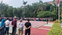 Wijayanto Staf Ahli Bidang Politik, Hukum, dan Pemerintaha, memberikan amanat kepada ASN