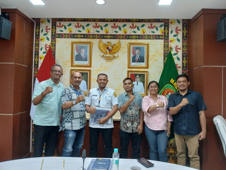 Kepala Badan Penghubung Provinsi Maluku Terima Audensi Komunitas Peduli Pembangunan Maluku