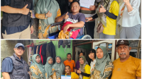 YGP Berikan Bantuan Dua Kursi Roda untuk Warga Pancoran Mas 