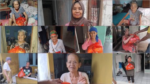 YGP Bagikan 30 Paket Sembako Untuk Warga Tapos