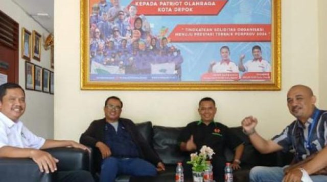 Ketua DPC IPJI Depok Sambangi Ketum Koni Terpilih