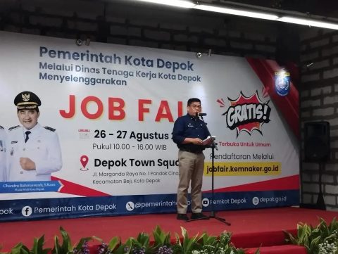 Sekda Depok Buka Job Fair 2025 yang Diselenggarakan Disnaker