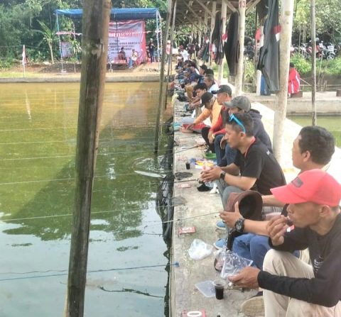 Rayakan HUT ke-80 RI, KJD Gelar Lomba Mancing Merdeka