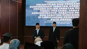 17 Pejabat Pimpinan Tinggi Pratama Kota Depok Resmi Dilantik